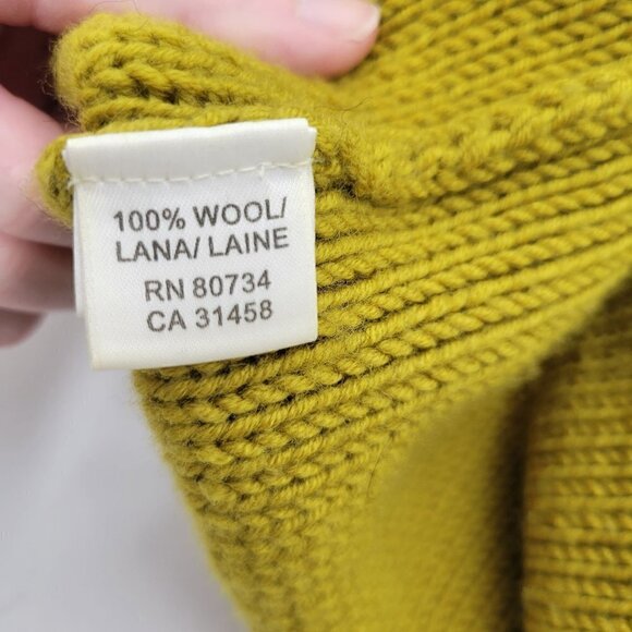 Max Azria Collection Women's Knit 100%Wool Button Up Sweater Roll Sleeves Size M - Picture 12 of 15